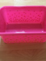 Pink Confetti Small Storage Bin