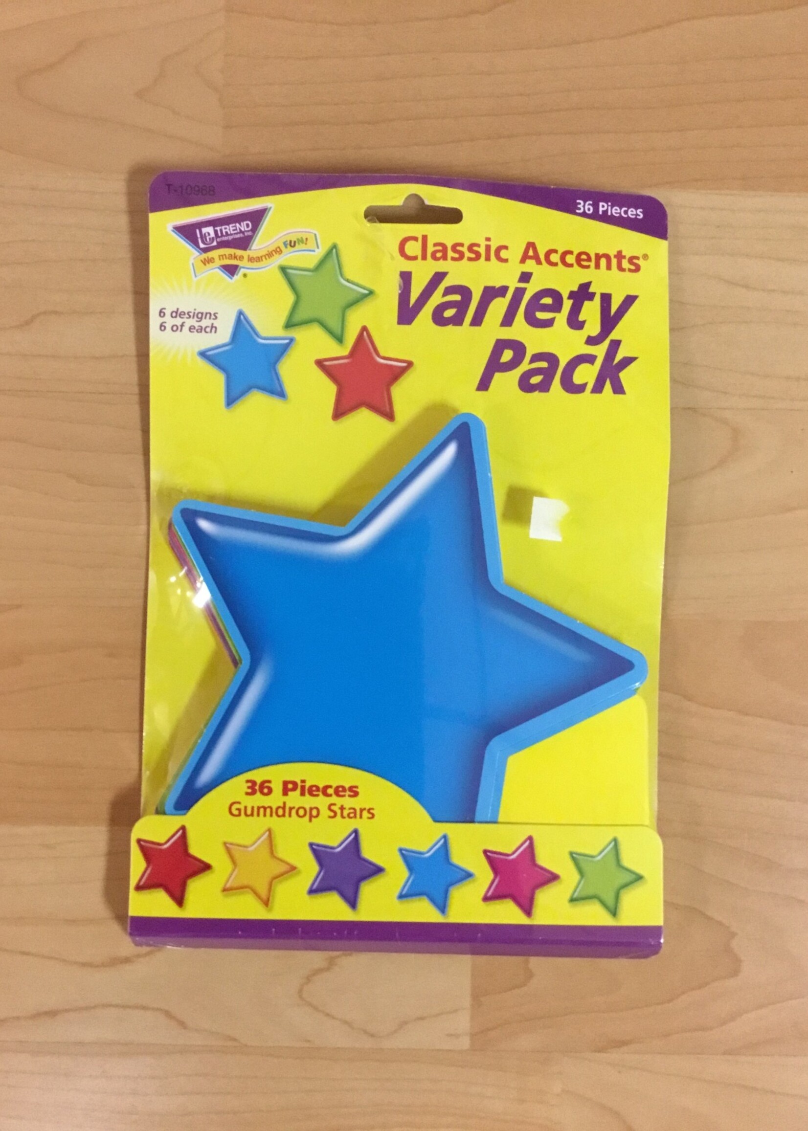 Gumdrop Stars Cutouts 36pc