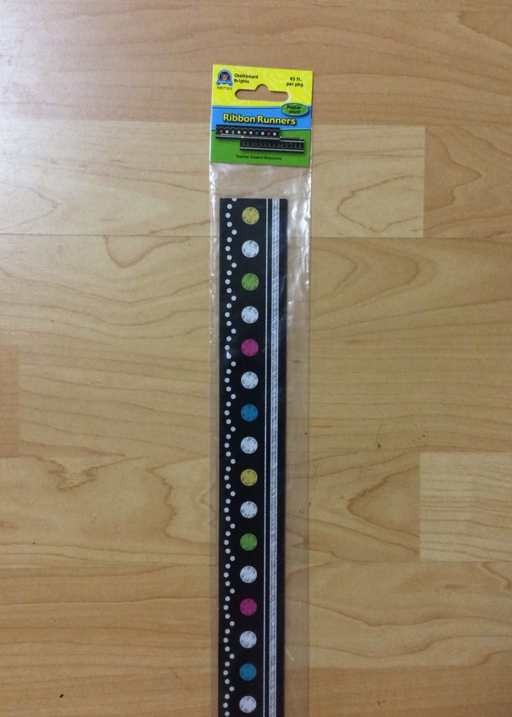 Chalkboard Brights Ribbon Runner 45'