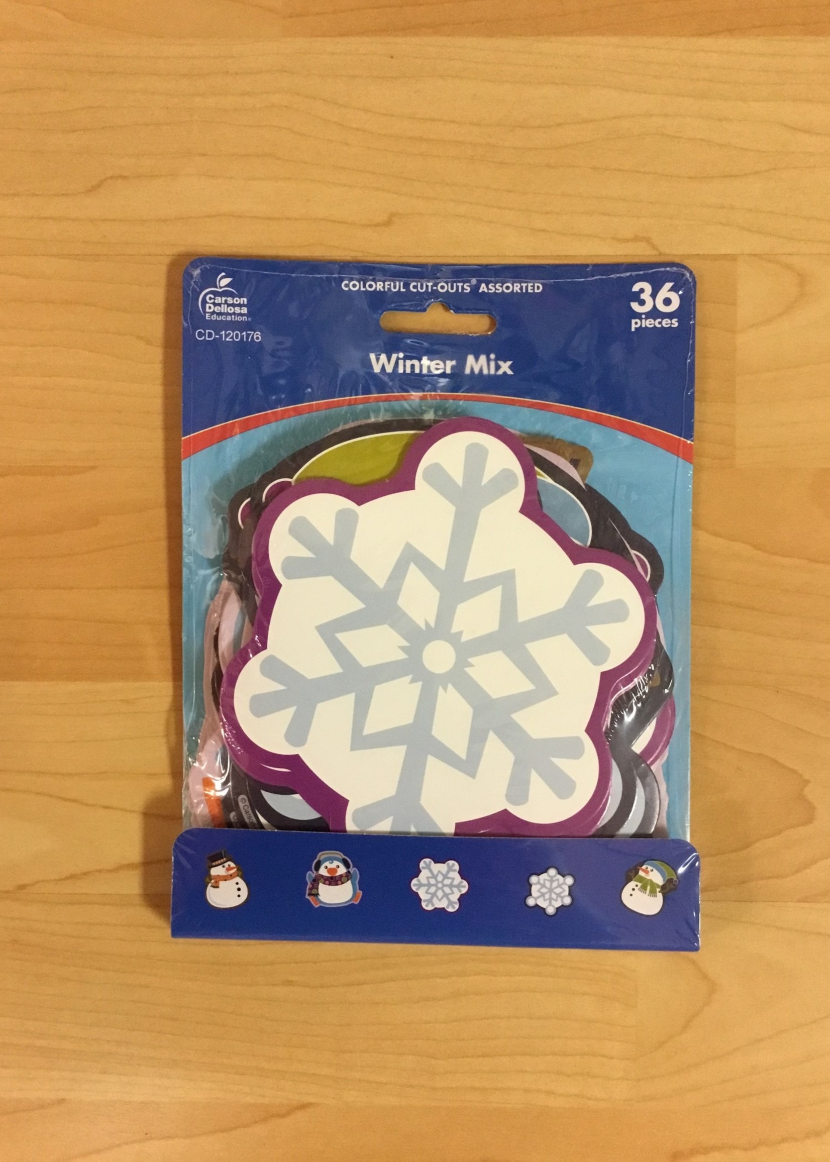 Winter Mix Cutouts 36pc