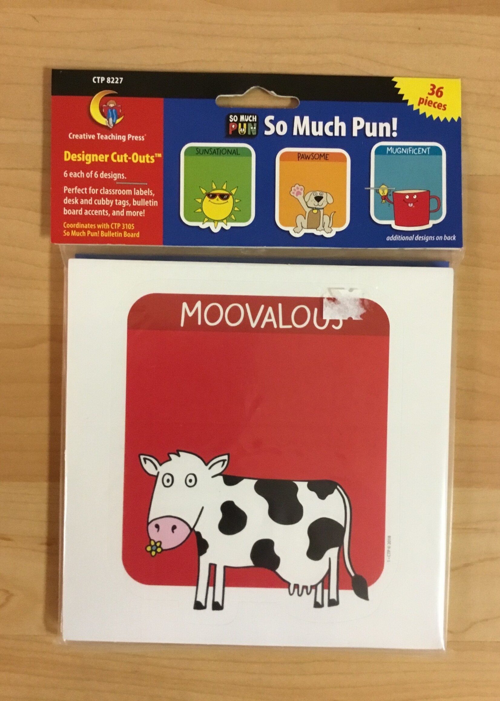 So Much Pun! Cutouts 36pc