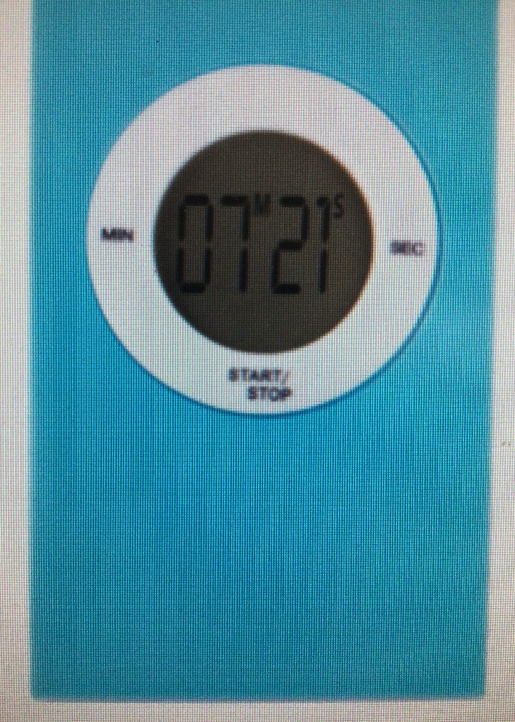 Blue Digital Timer