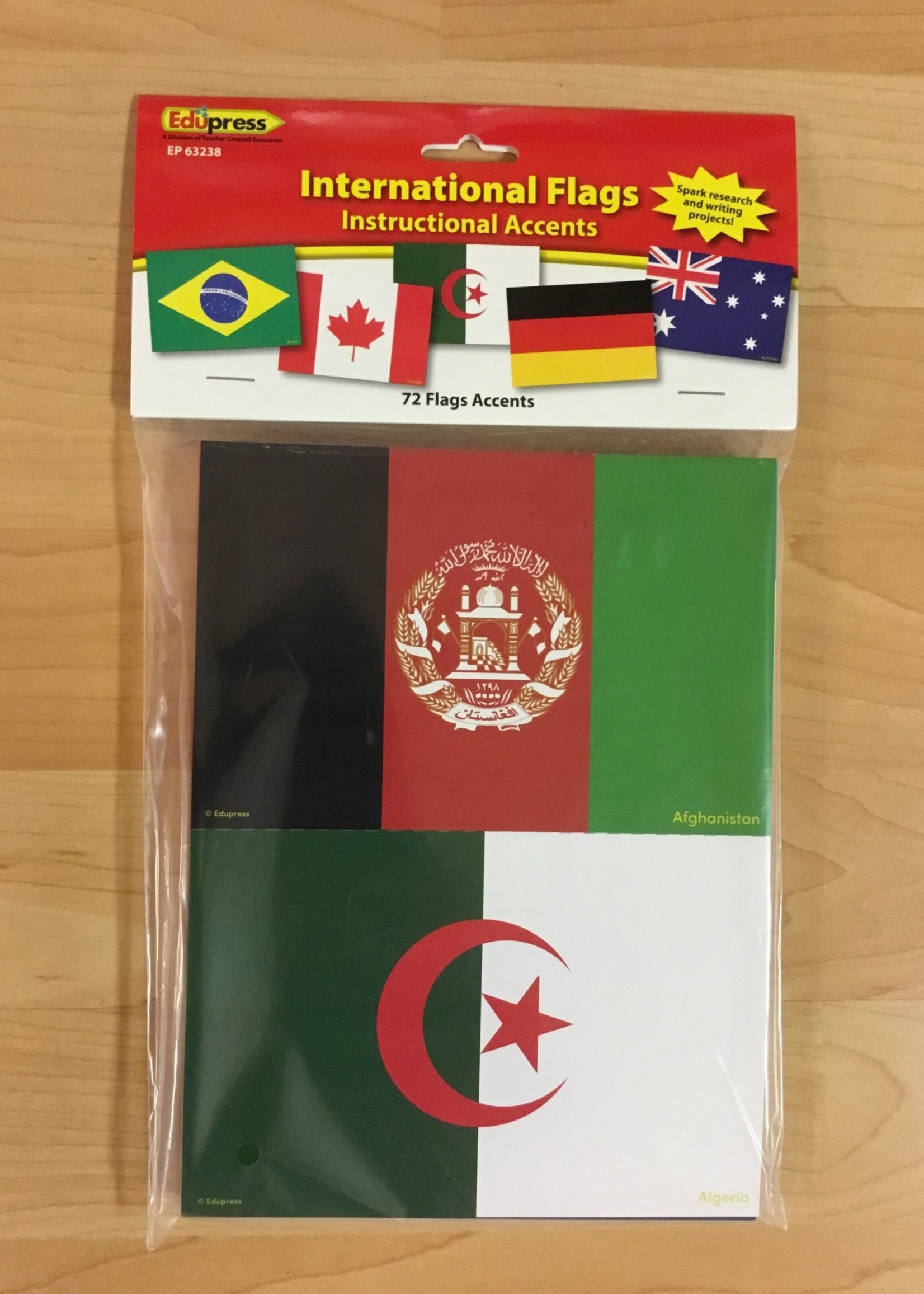 International Flags Cutouts 72pc