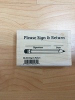 Sign & Return Teacher's Stamp