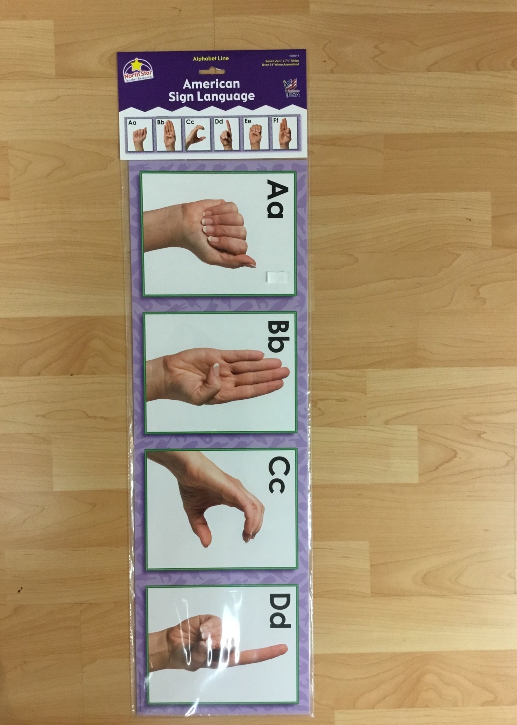 American Sign Language Alphabet Mini Bulletin Board