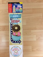 Mid Century Mod Happy Birthday Mini Bulletin Board