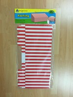 Red & White Striped Awning