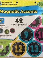Chalkboard Brights 2 1/4" Magnetic Numbers 42pc
