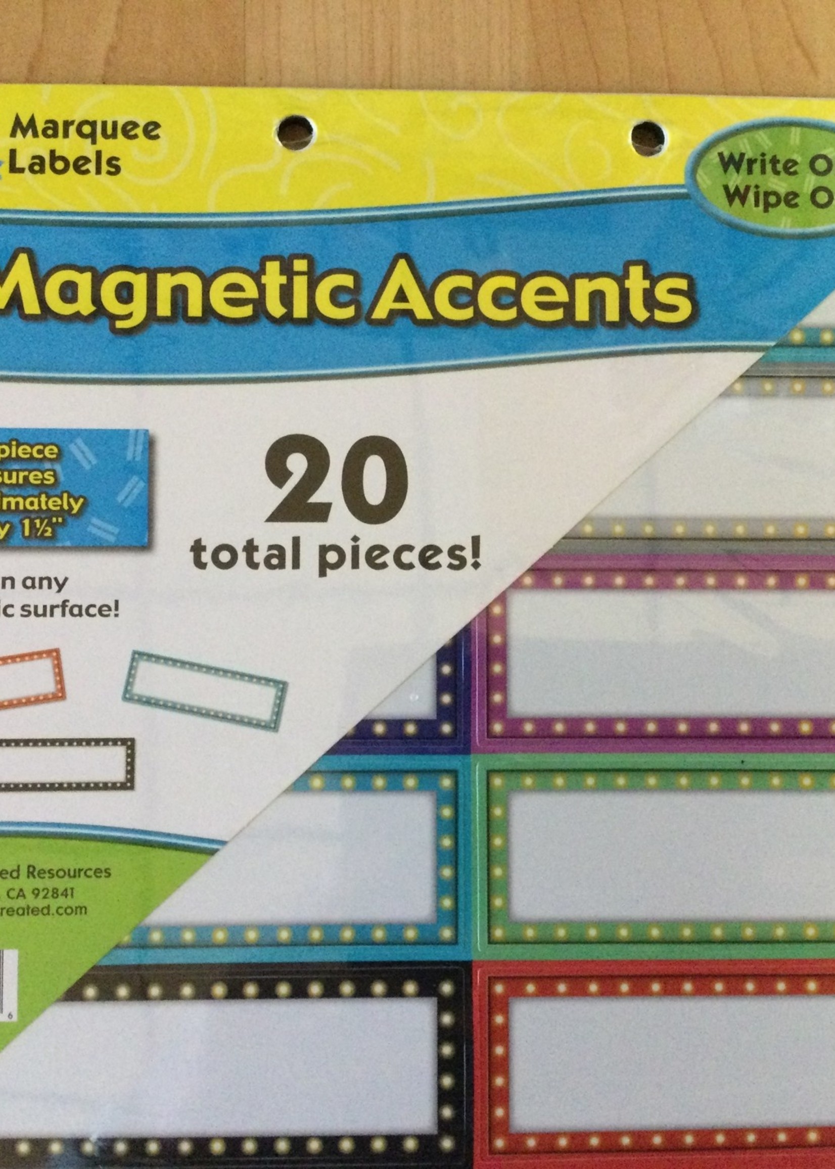 Marquee Magnetic Labels 20pc