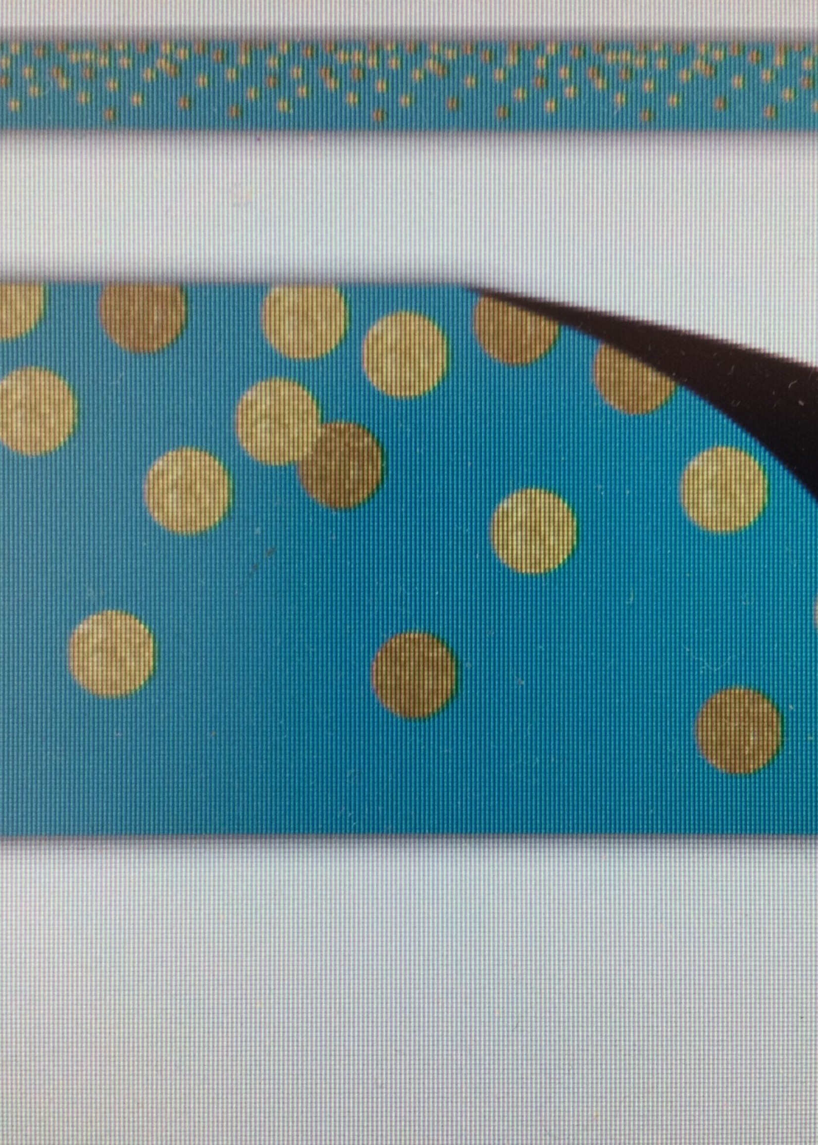 Teal Confetti Magnetic Border 24'
