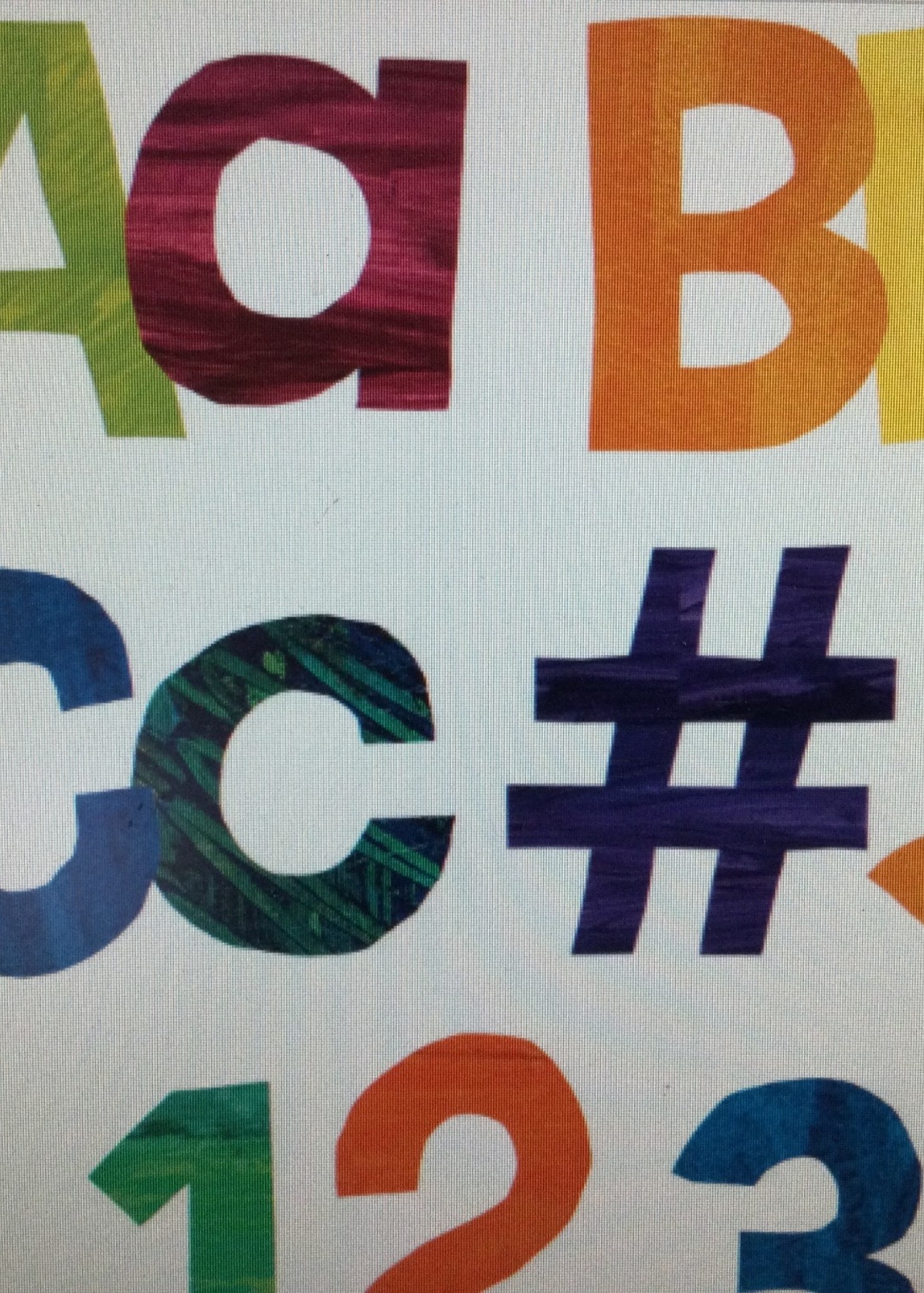 Eric Carle Colorful 4" Letters 219pc