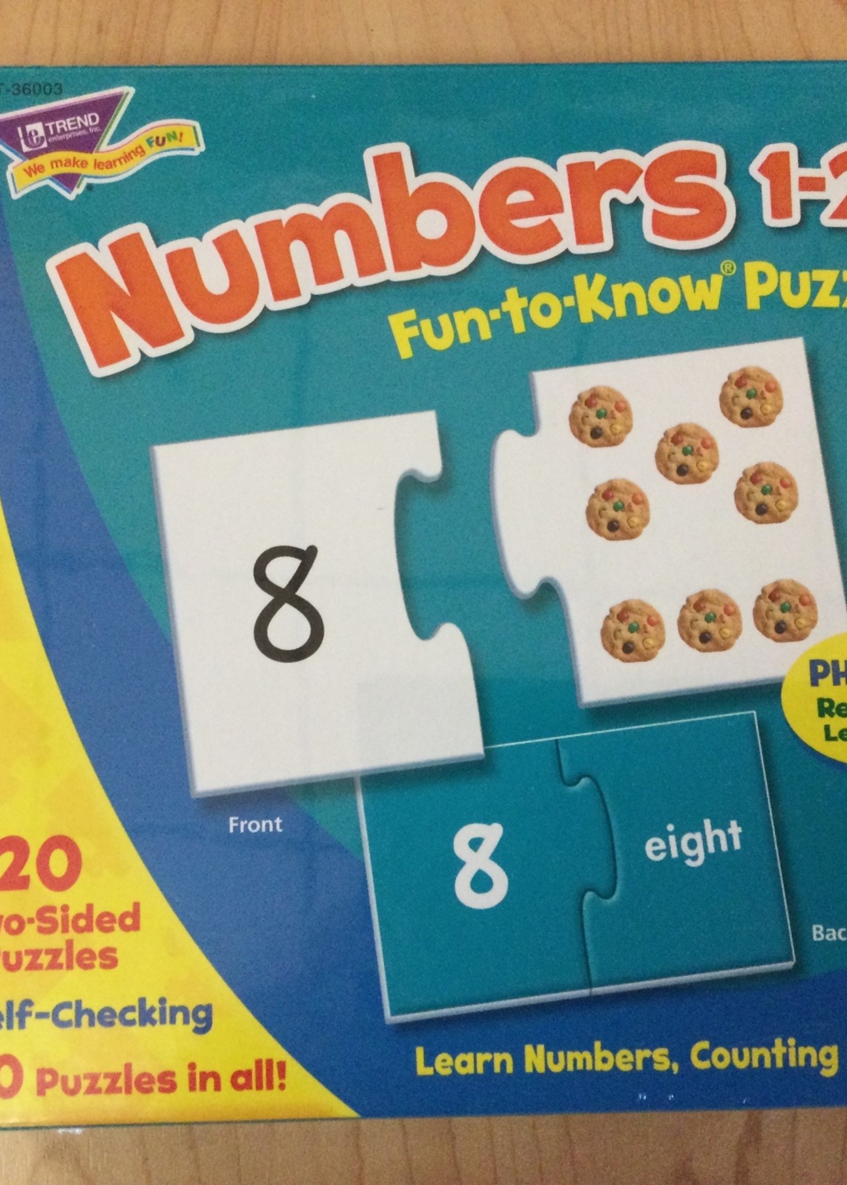 Numbers 1-20 Fun to Know Puzzles