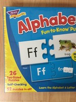 Alphabet Fun-to-Know Puzzles 52pc