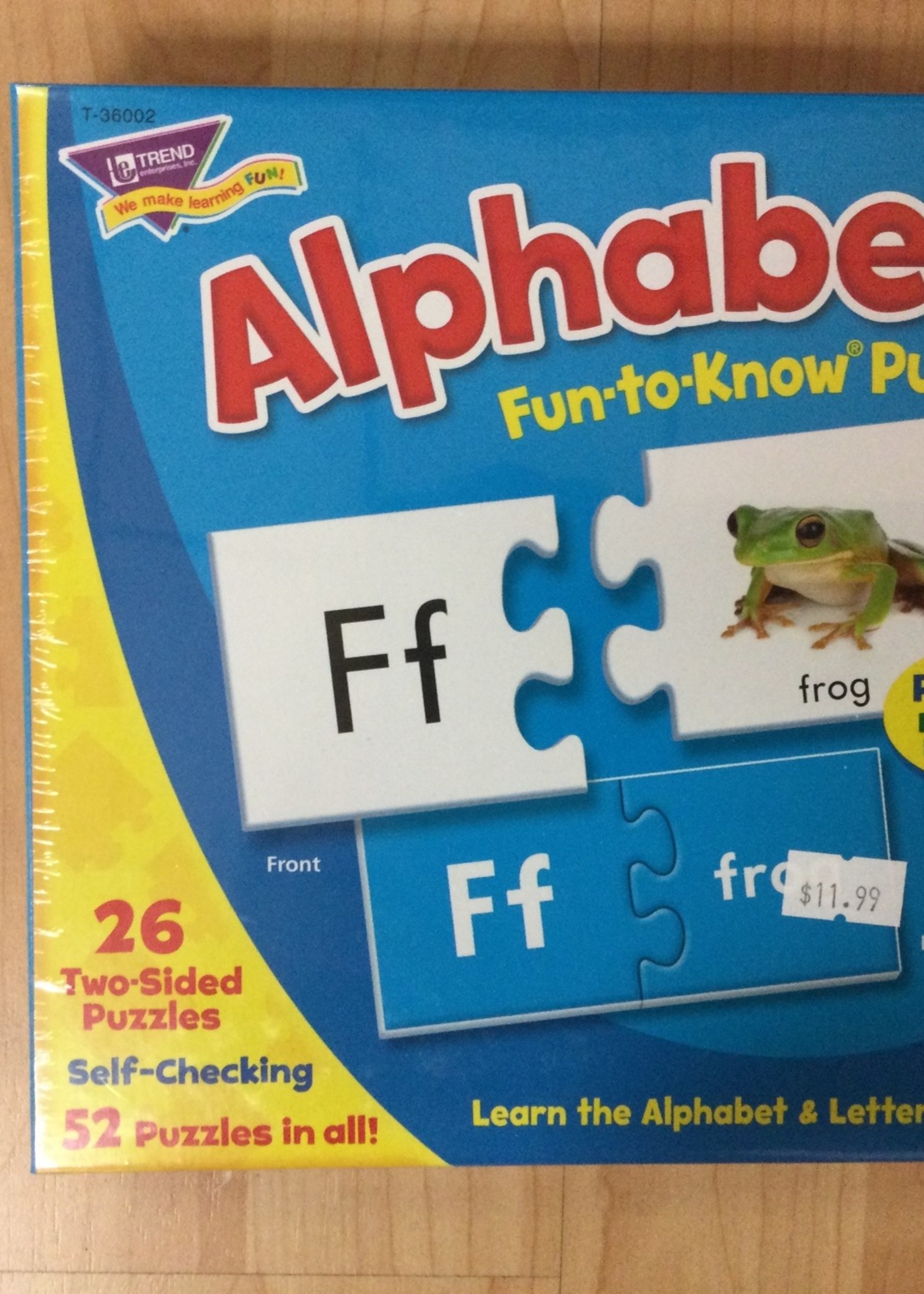 Alphabet Fun-to-Know Puzzles 52pc