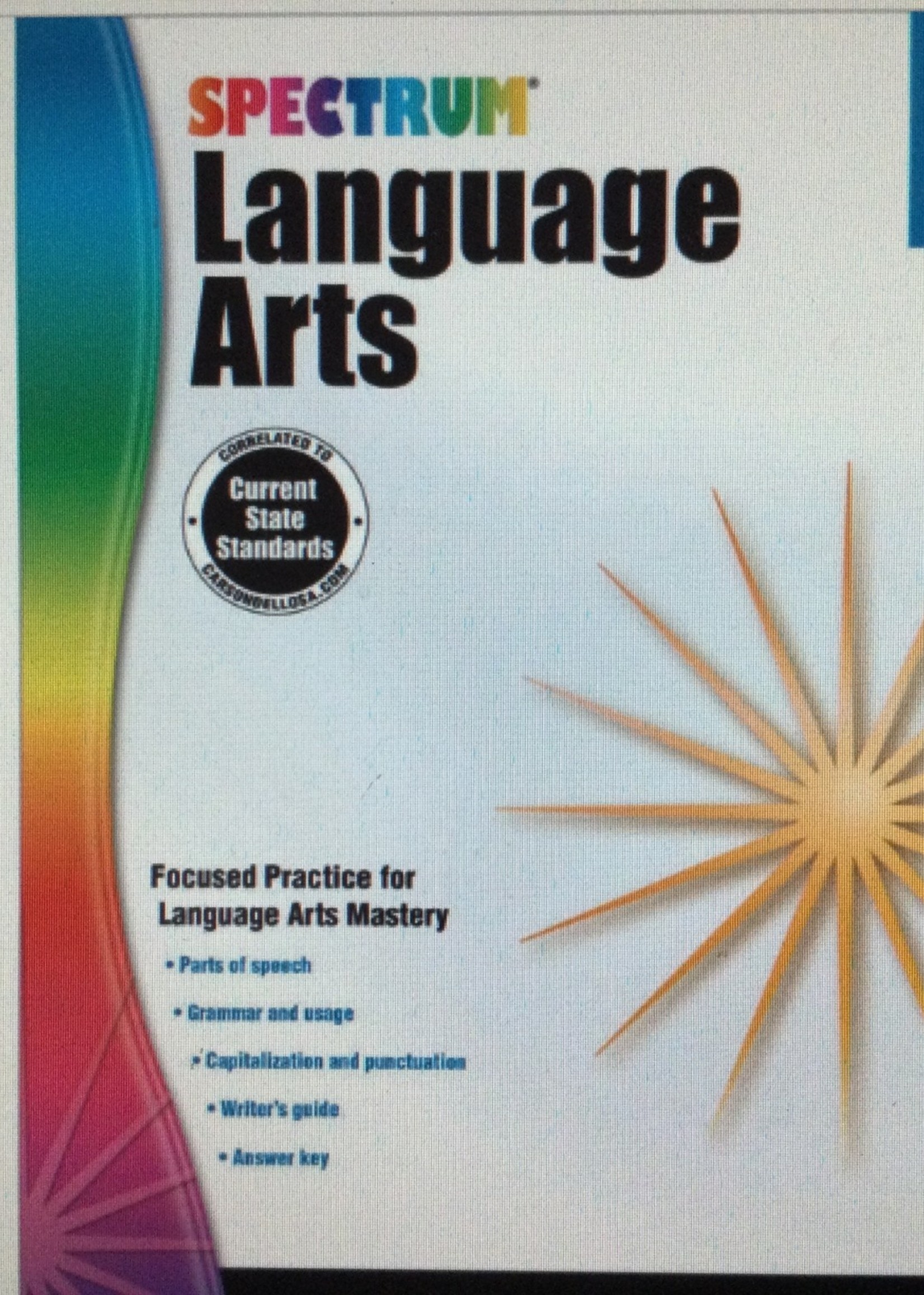 Spectrum Language Arts K