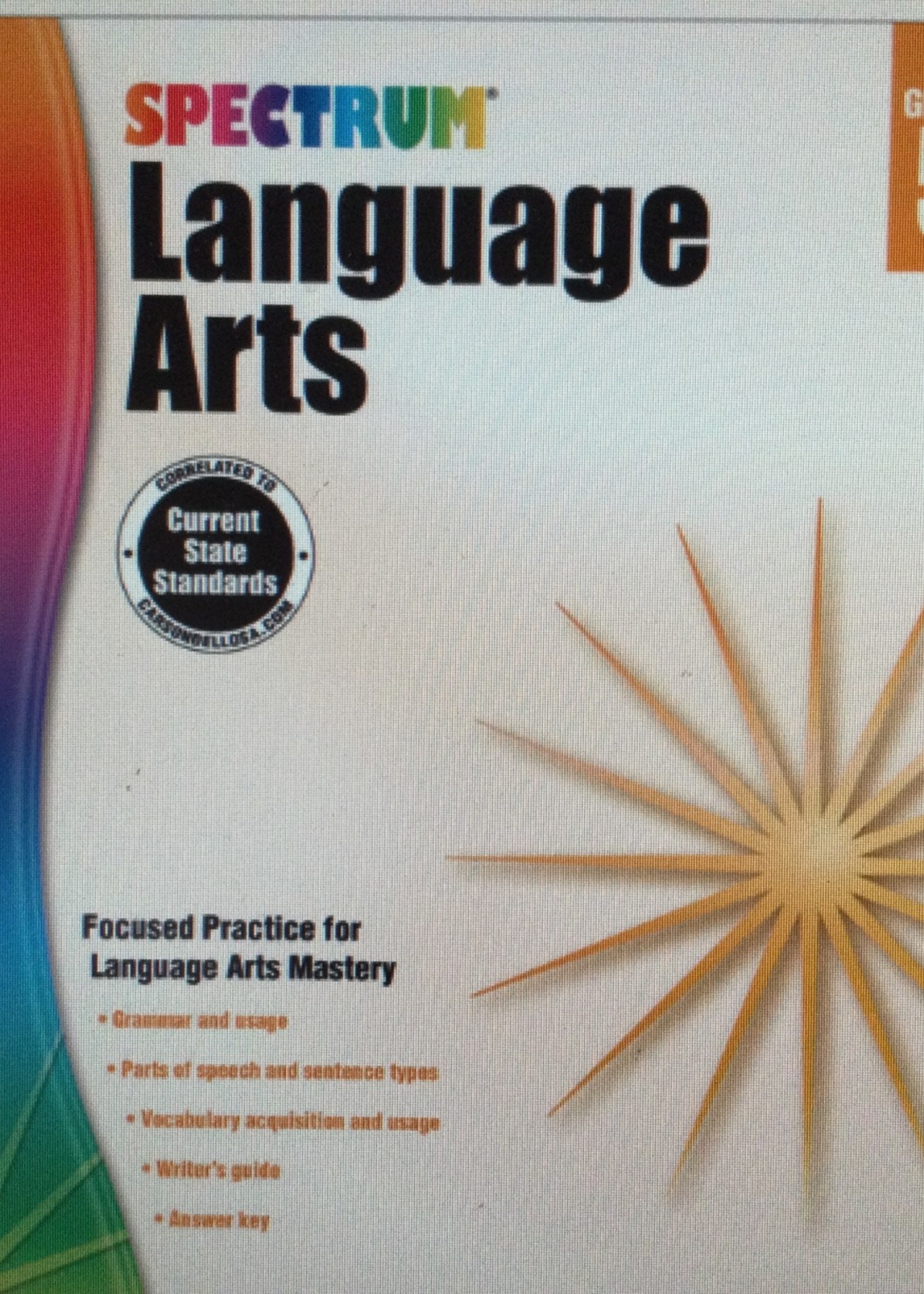 Spectrum Language Arts 5