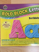 Scribble 4" Bold Block Letters