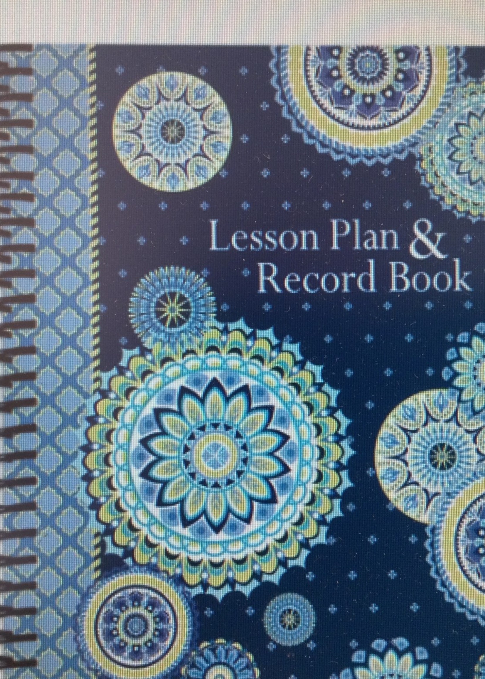 Blue Harmony Lesson Plan & Record Book