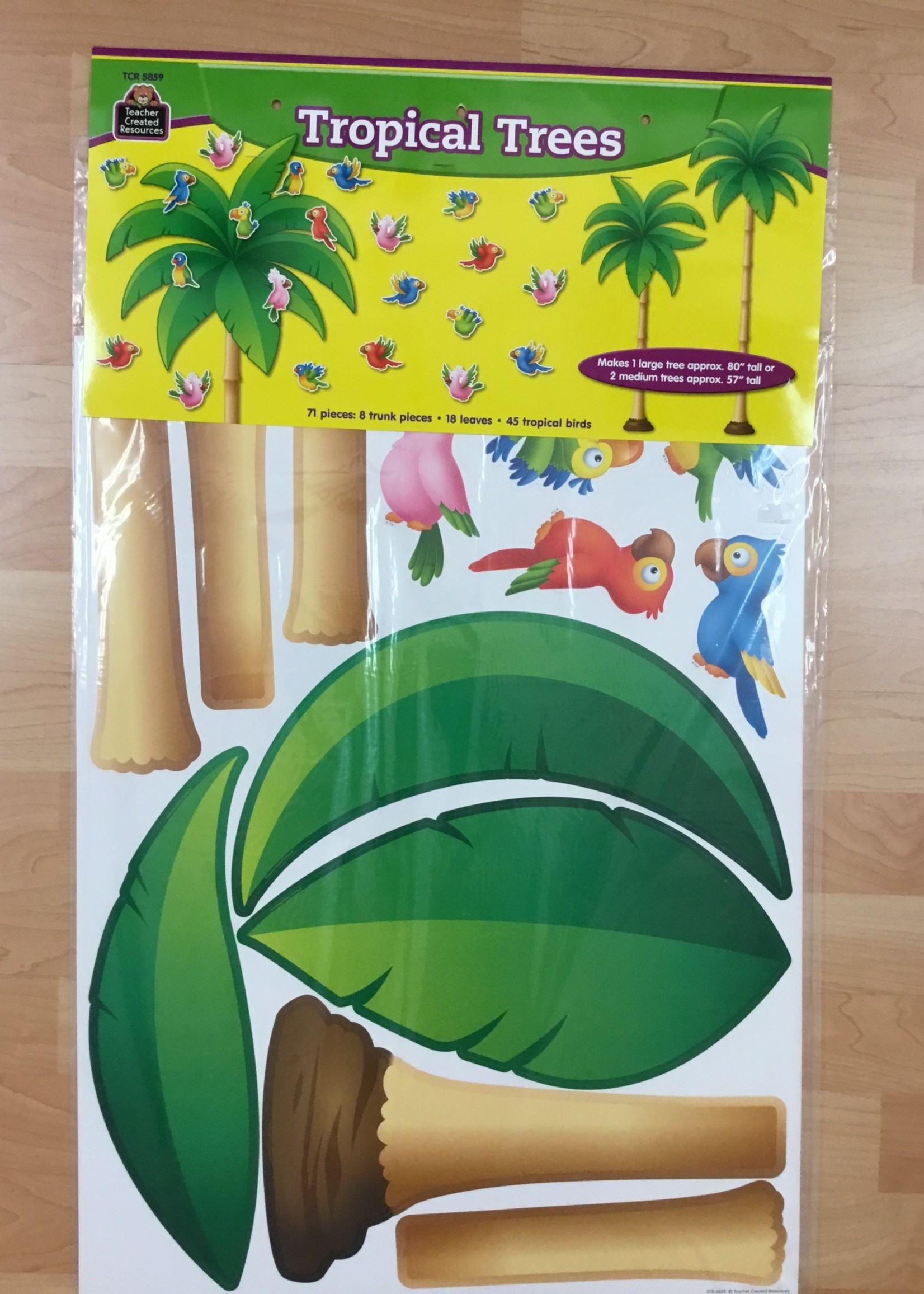 Tropical Trees Bulletin Board Set