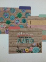 Rustic Bloom File Folders 12 pk