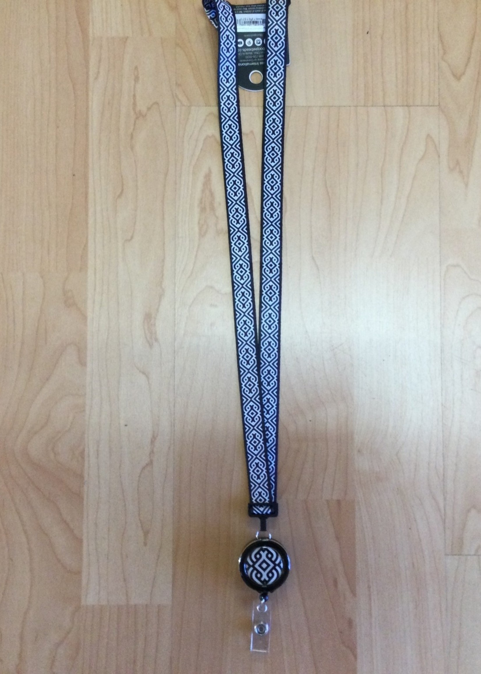 Scroll Ribbon Lanyard w/Reel