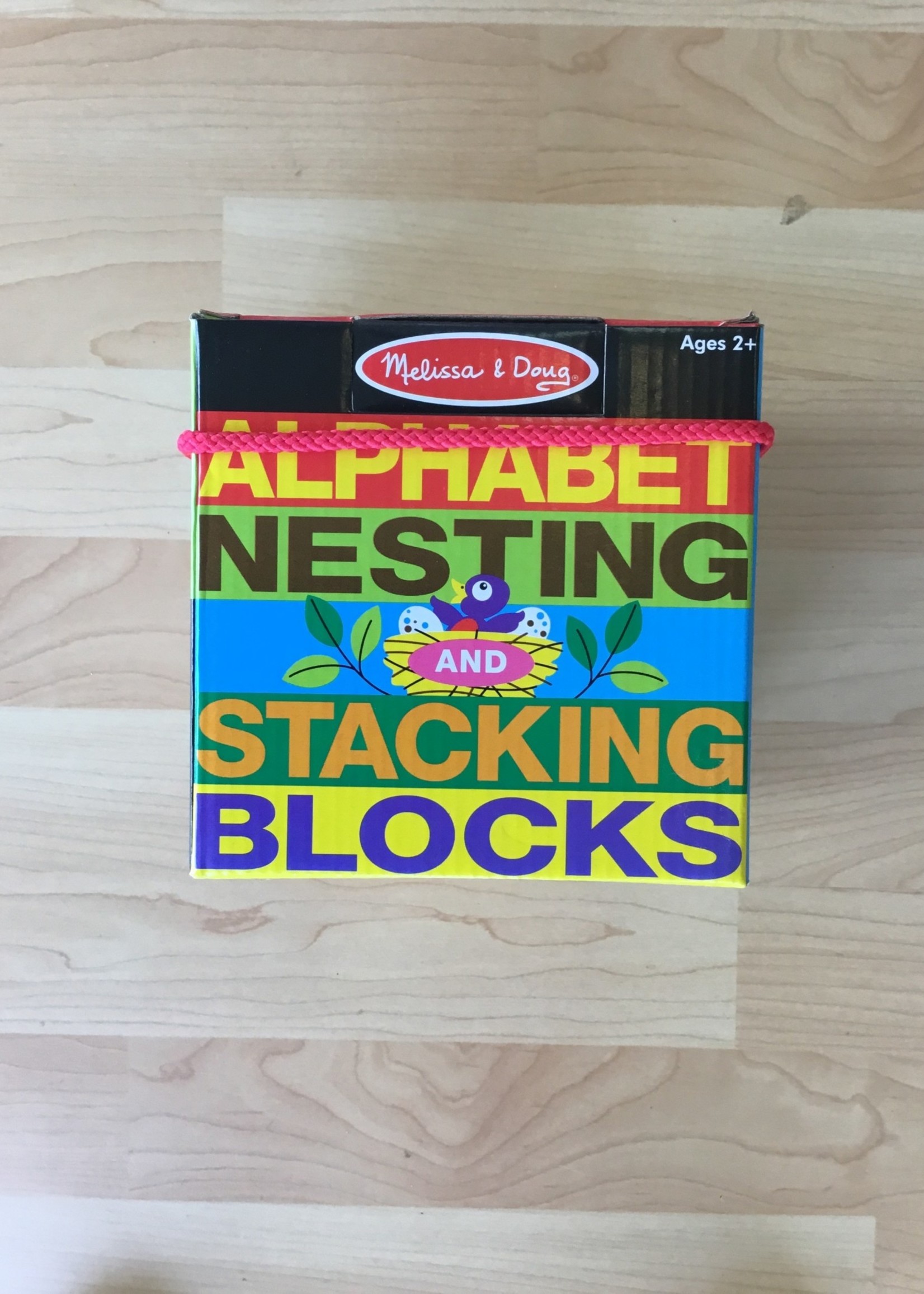 Melissa & Doug Alphabet Nesting & Stacking Blocks Set of 10