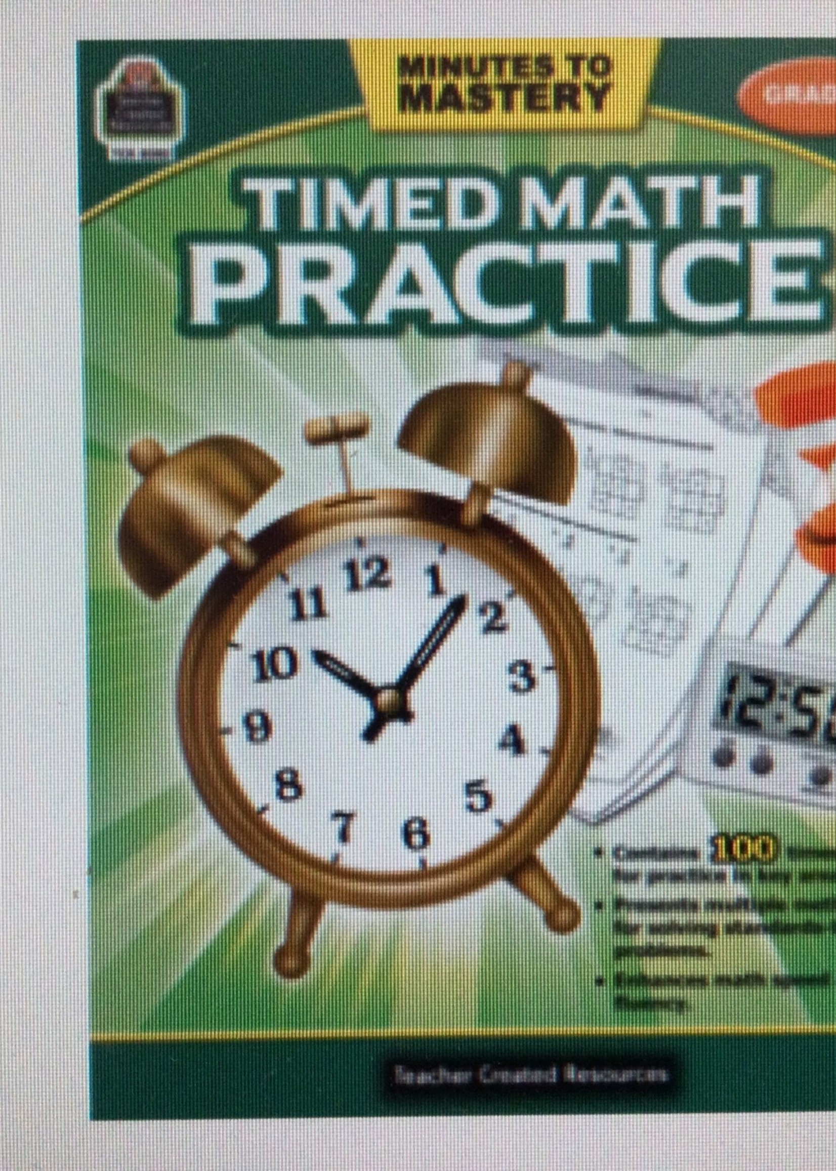 Timed Math Practice Grade 3