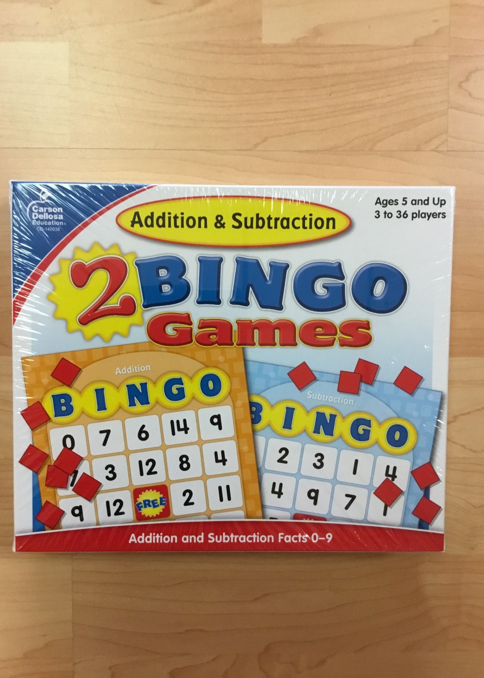 Addition & Subtraction Bingo