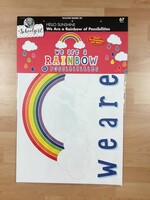 Schoolgirl Style Hello Sunshine Rainbow of Possibilities Bulletin Board Set