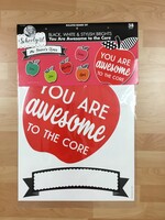 Schoolgirl Style Black, White, & Stylish Brights You Are Awesome Bulletin Board Set