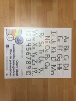 Chart Tablet 1 1/2" Ruled Colored Pages 25 sheets