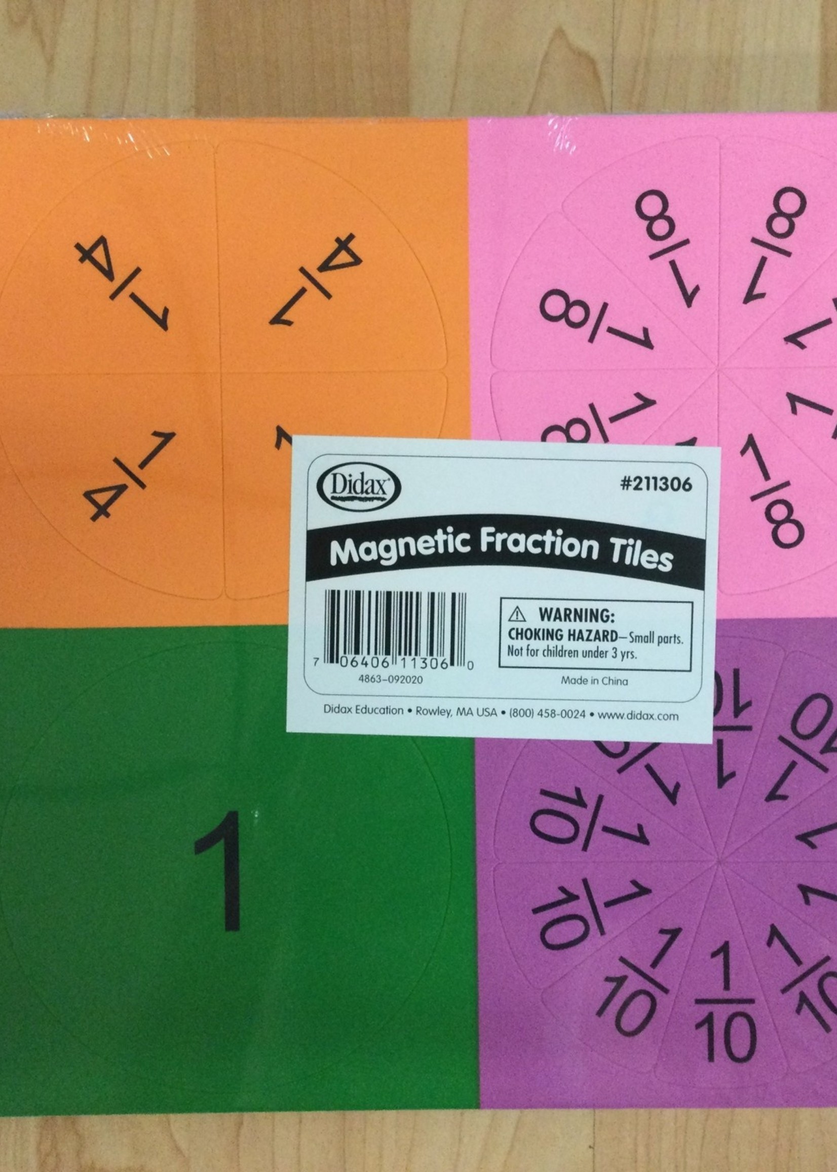 Magnetic Foam Fraction Tiles 106pc