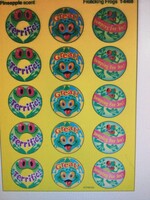 Frolicking Frogs Pineapple Scent Stinky Stickers (60)