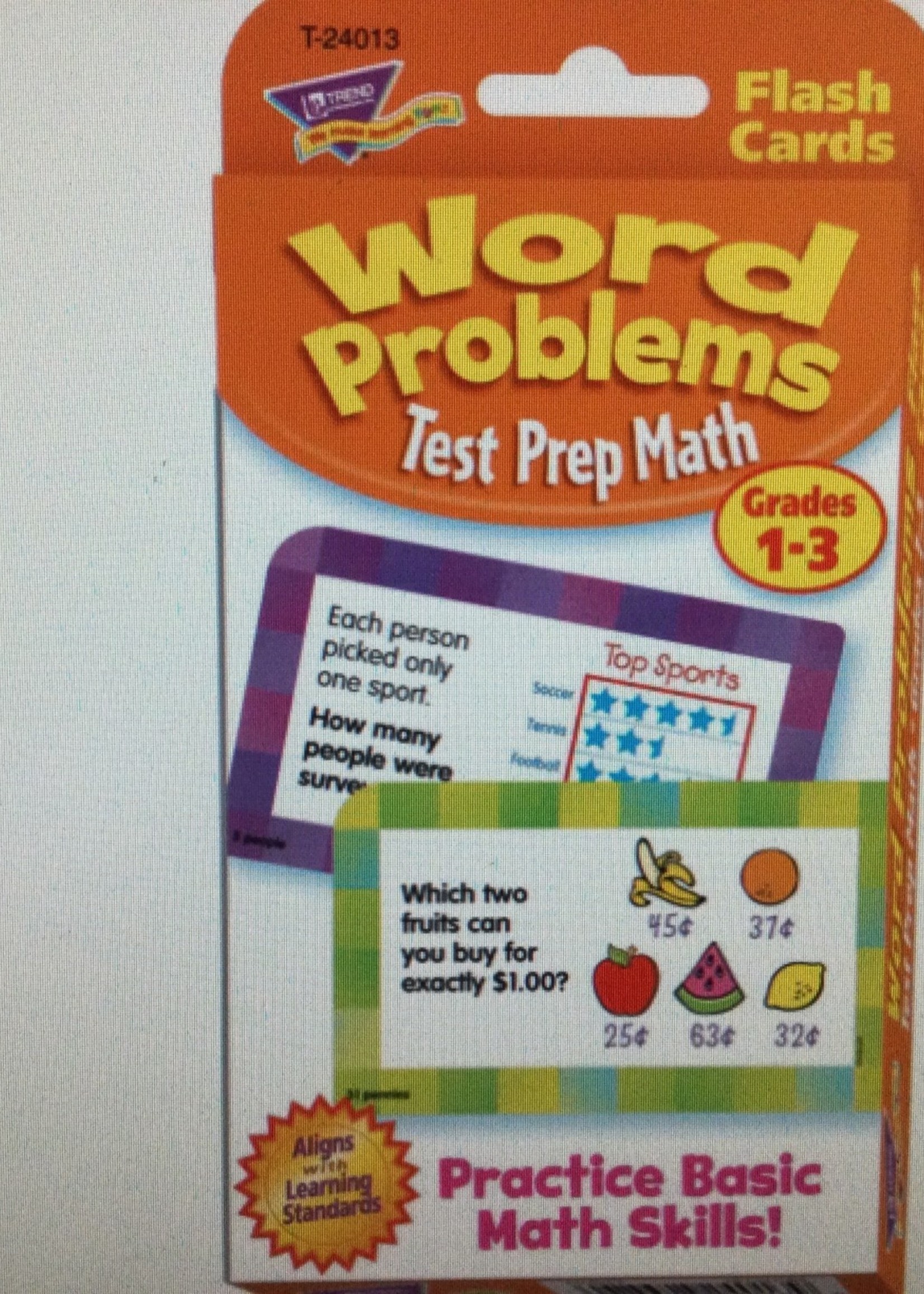 Word Problems Test Prep Gr.1-3 55pc
