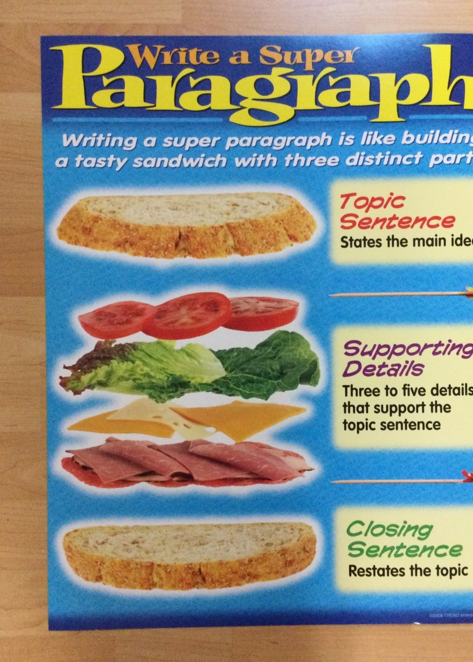 Write a Super Paragraph Chart