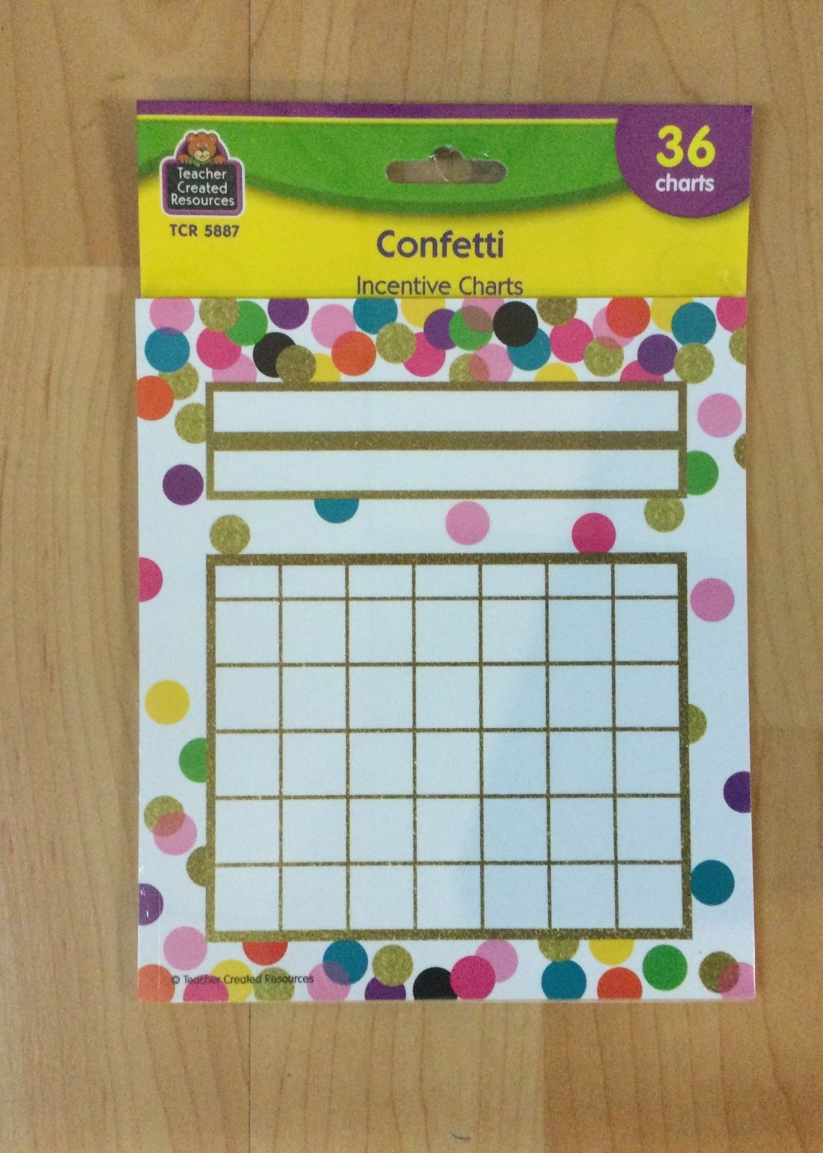 Confetti Mini Incentive Charts 36pc