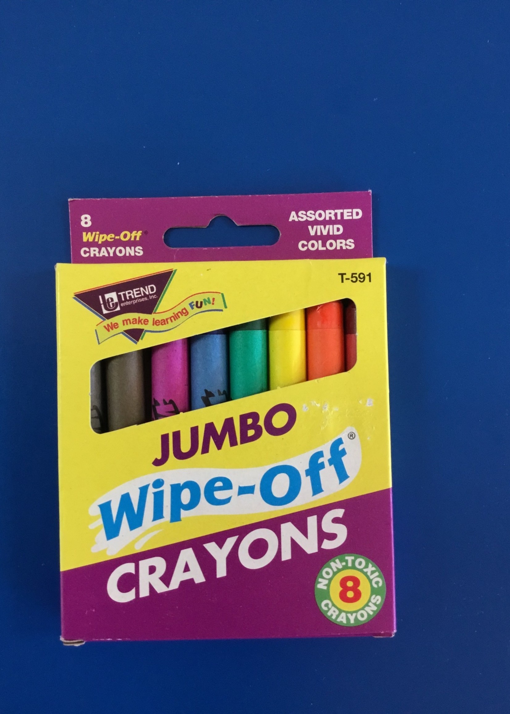 Jumbo Wipe-Off Crayons 8ct