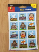 Woodland Friends Stickers 60pc