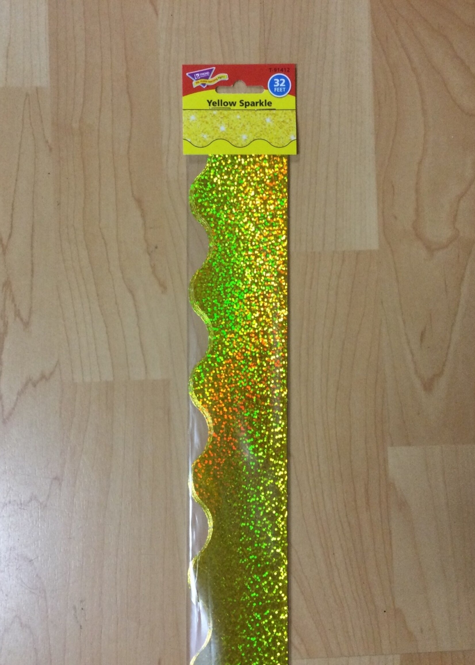 Yellow Sparkle Border 32'