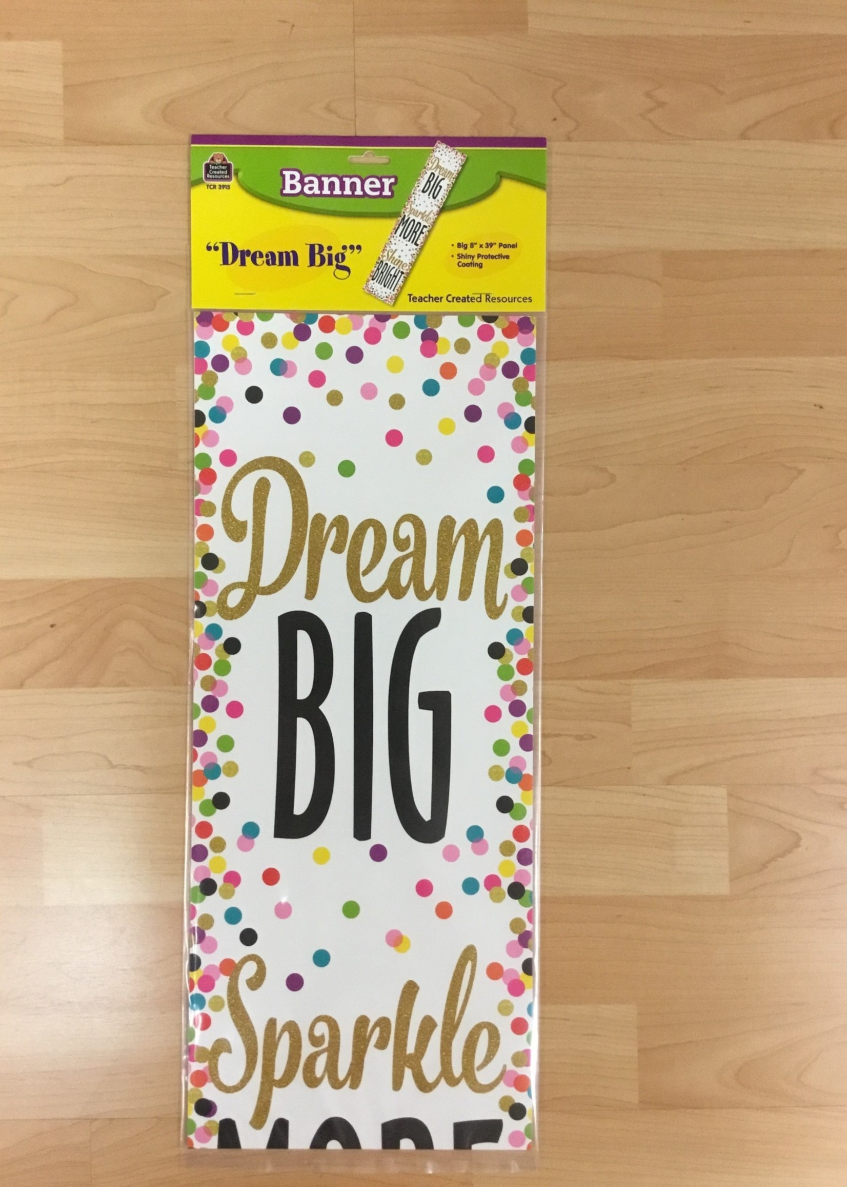 Confetti Dream Big Banner