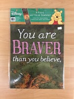 Winnie the Pooh Smarter You are Braver... Banner