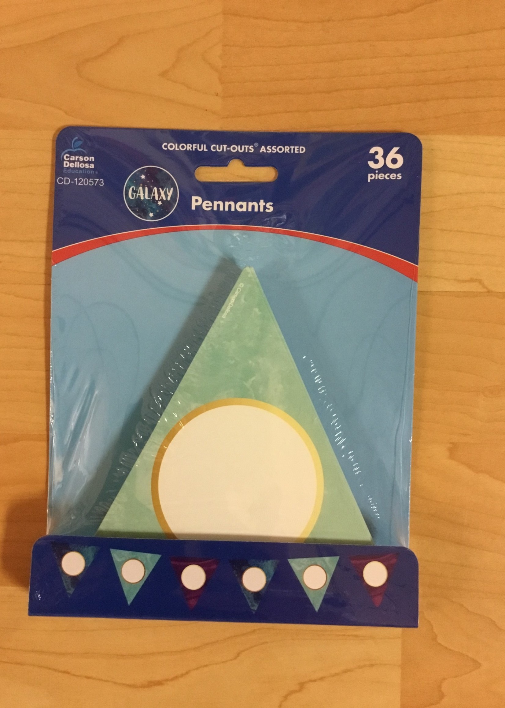 Galaxy Pennants Cutouts 36pc