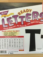 4" Black Playful Letters Combo Pack 216pc