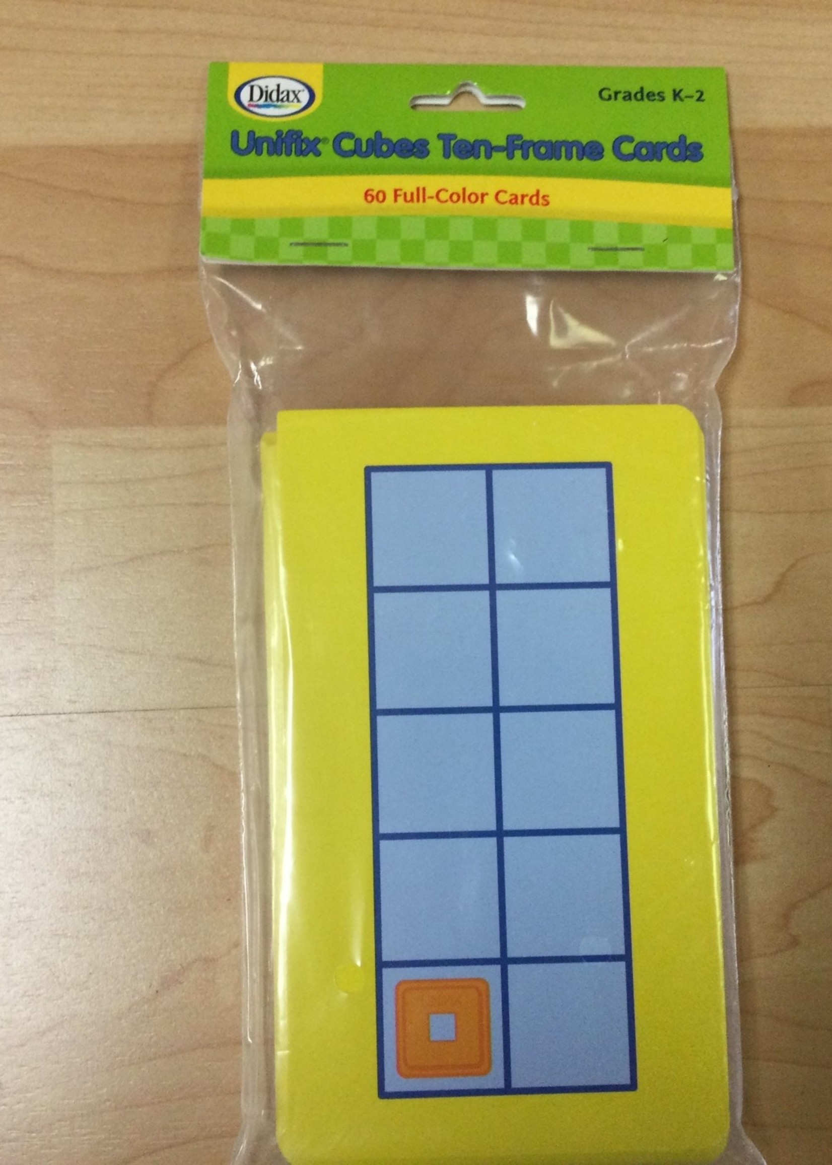 Unifix Cube Ten Frame Cards 60pc