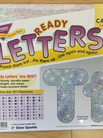 Silver Sparkle 4" Casual Letter Combo Pack 190 pc