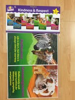 Kindness & Respect Posters Bulletin Board Set 8pc