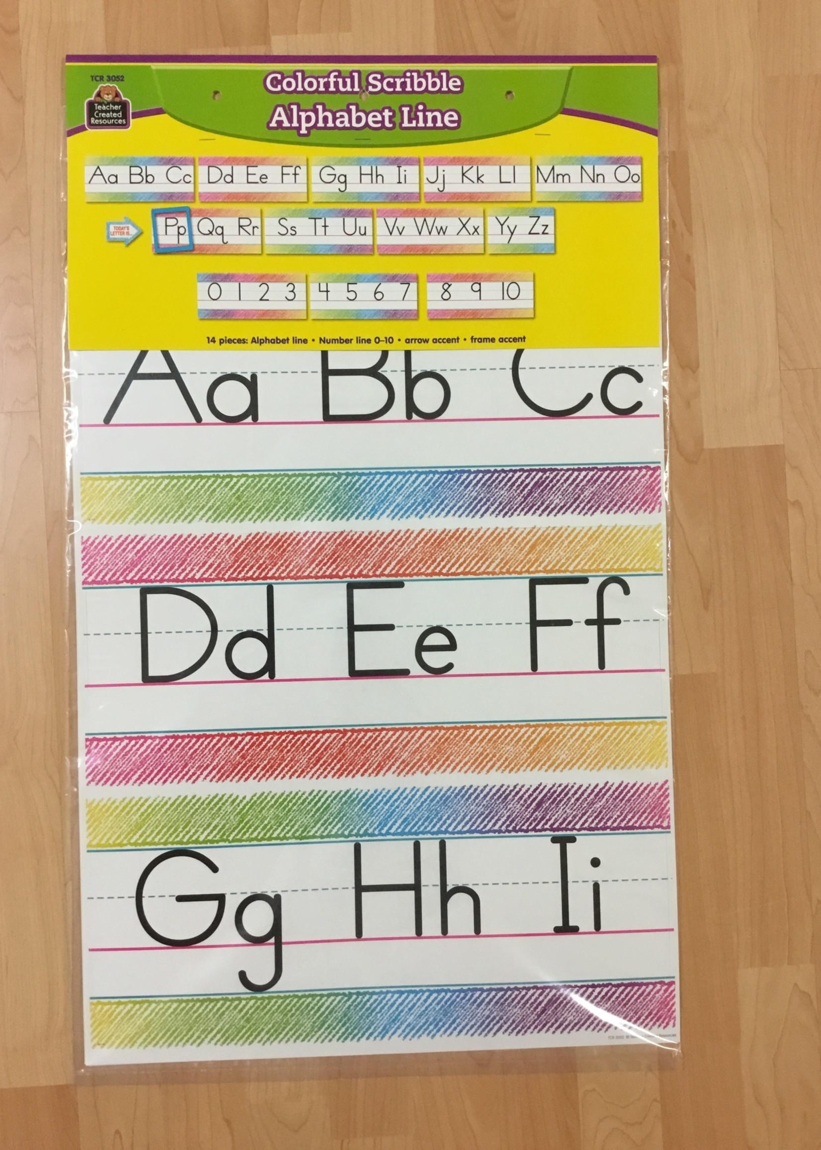 Colorful Scribble Alphabet Line