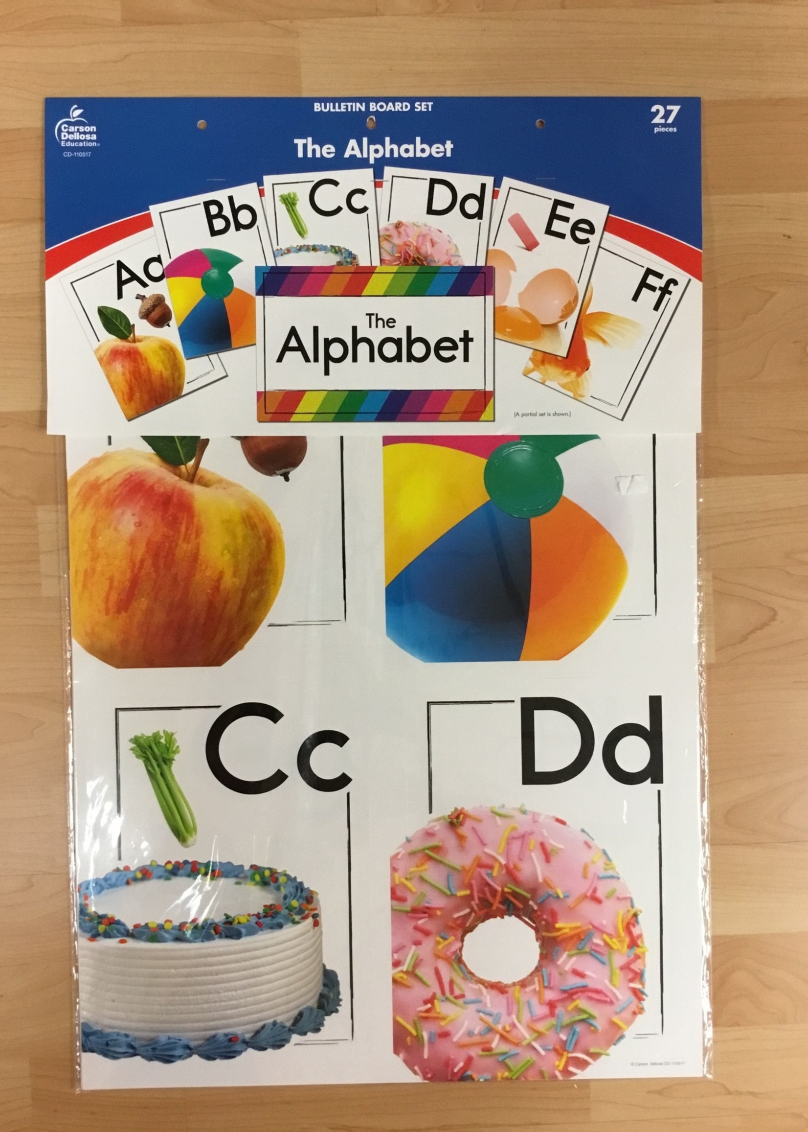 The Alphabet Picture Cards Bulletin Board Set