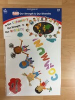All Are Welcome Our Strength is Our Diversity Bulletin Board Set