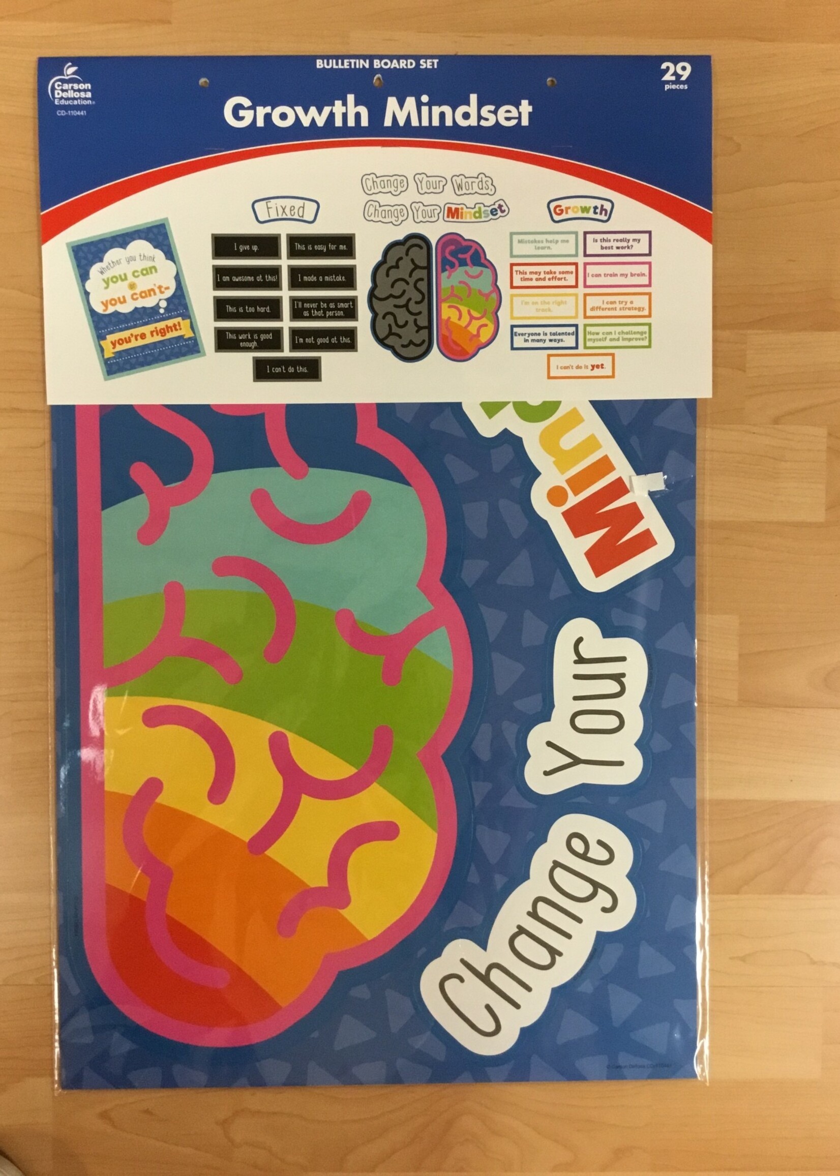 Growth Mindset Bulletin Board Set